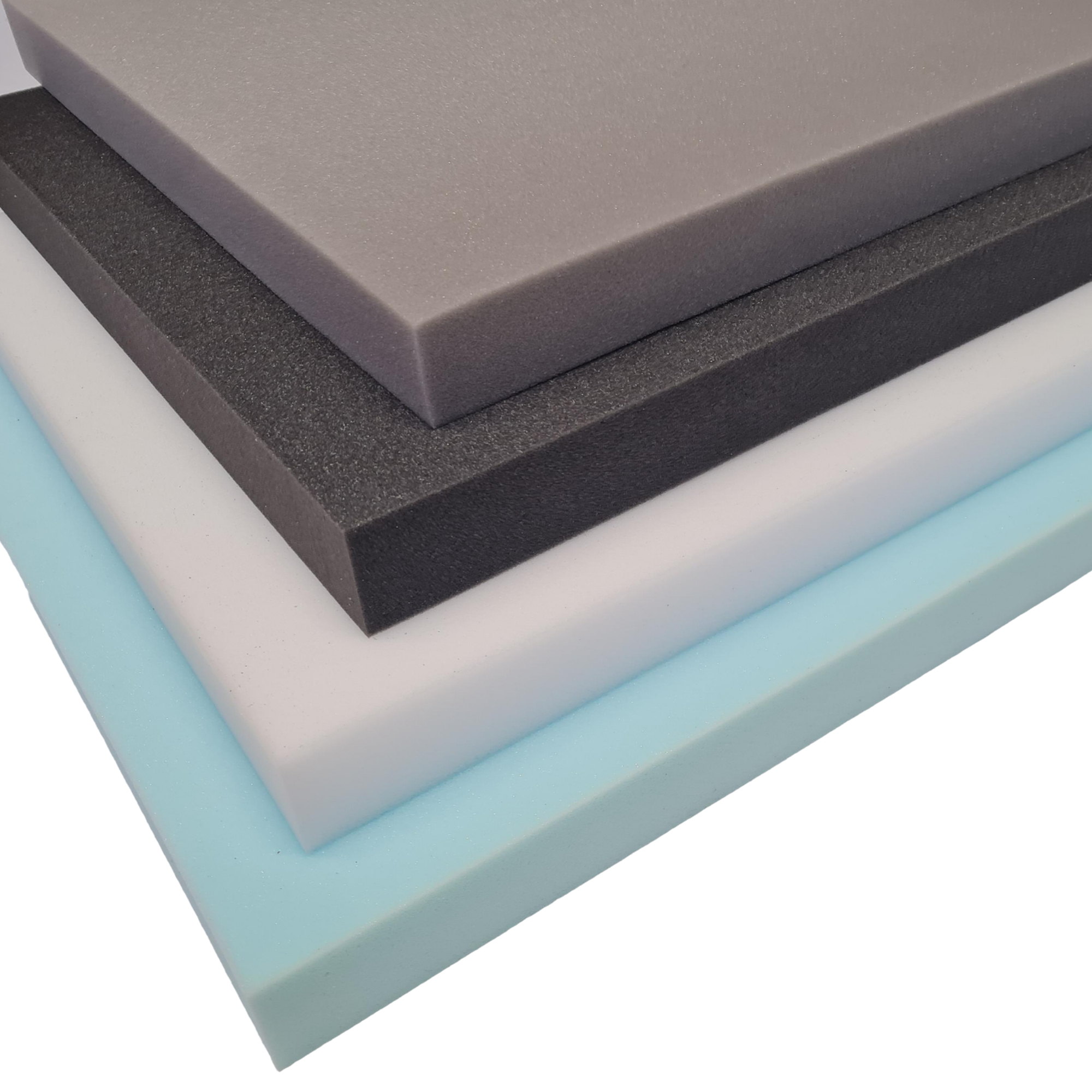 High / Medium / Re-bonded Recon Density Foam Sheet Cut at Either 70 or 60  inches x 20 inches x various depths – Reliant Sales Foam